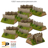 Curved Earth Planked Palisade