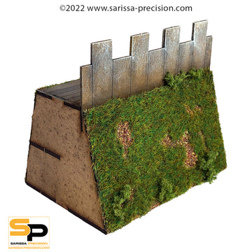 Raised Earth Palisade Medium straight (x2)