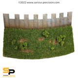 Raised Earth Palisade Medium Curve