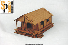 Low Woven Palm-Style Village House - 15mm