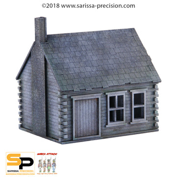 Log Cabin - Stone Chimney