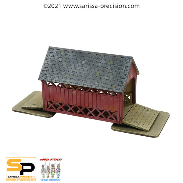 15mm North American Covered Bridge – Sarissa Precision Limited