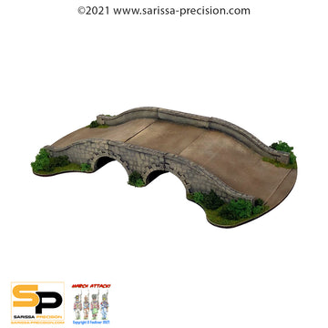 15mm Stone Bridge - Double Arch set