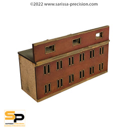 15mm ACW Brick Fort Barracks Wall