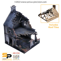 Destroyed Town Scenery Set (28mm)