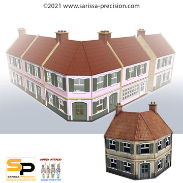 Town Scenery Set - 20mm