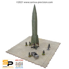 V2 Rocket and Launch Stand (28mm )