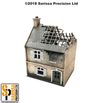 Destroyed Small Shop - 20mm