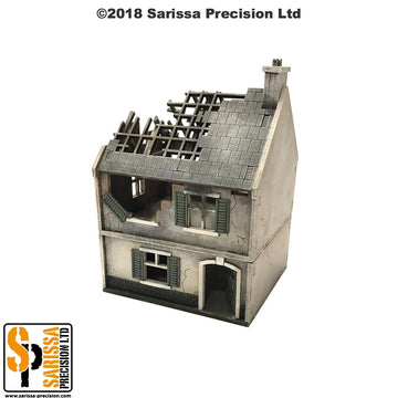 Destroyed Small House - 20mm