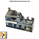 Destroyed Large Farmhouse - 20mm