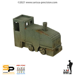 WW1 Narrow Gauge German Armoured Engine (28mm)