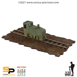 WW1 Narrow Gauge German Armoured Engine (28mm)
