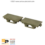 Narrow Gauge Horse Drawn Flat Carriages (28mm)