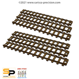 Narrow Gauge OO Compatible Track - straight (x6)