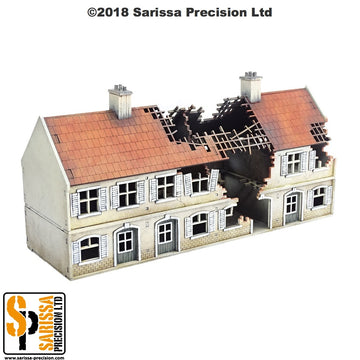 Destroyed Terrace House Block - 20mm