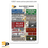 FREE: Wild West PDF Sign Sheet 1