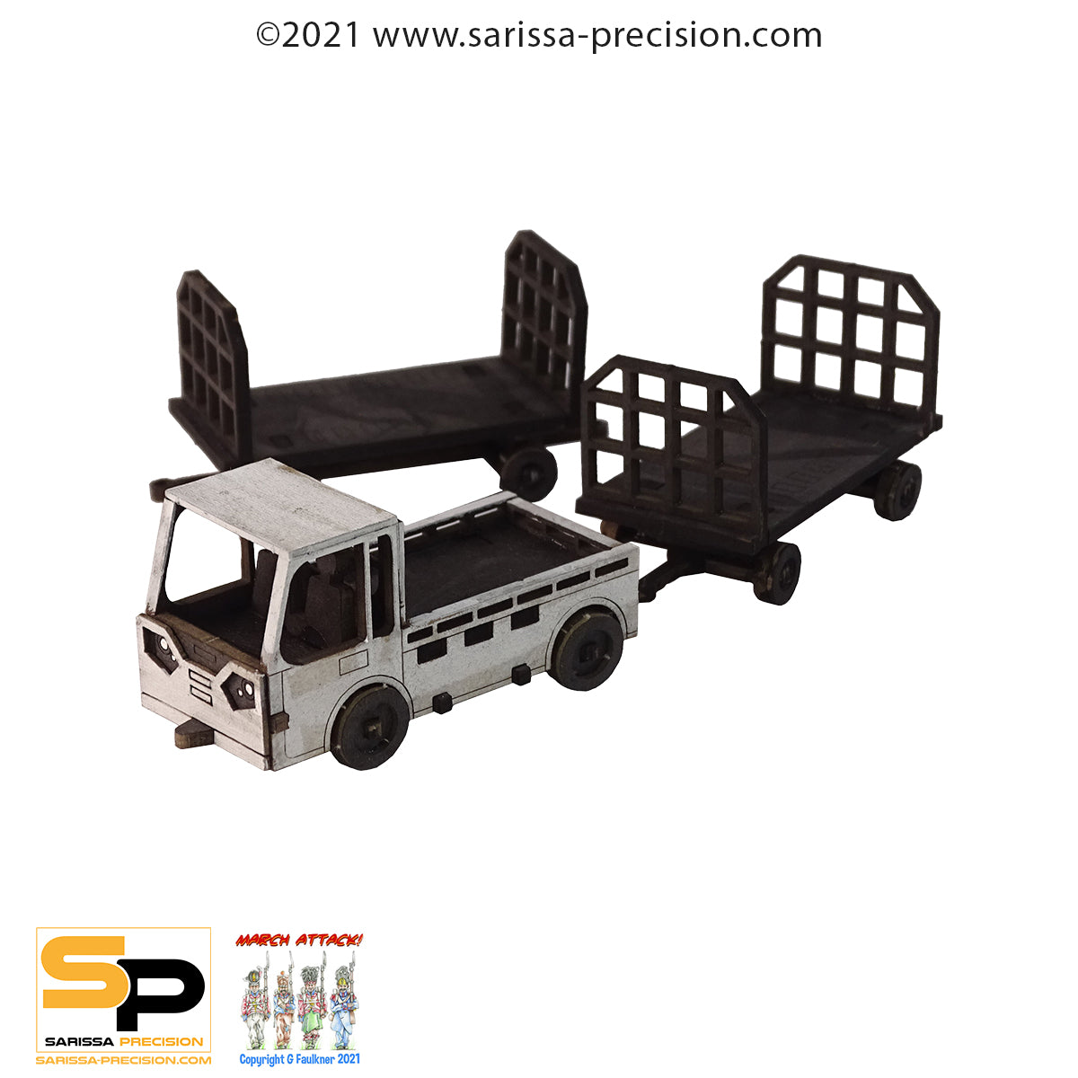 Airport Support - Luggage Tug and Trollies (28mm)