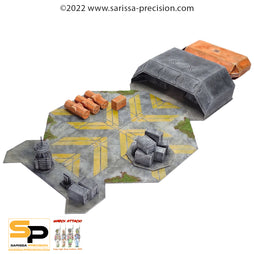 Lambda Sector - Landing Pad & Dock Set