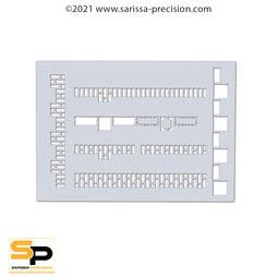 Sarissa Stencil System - Edging / Pillar Detail