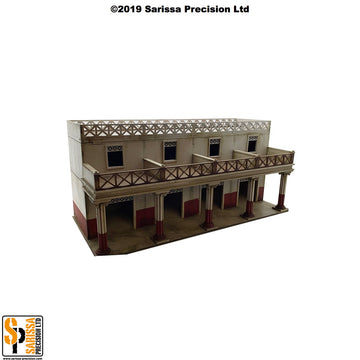 Upper Rank Shops With Flat Roof