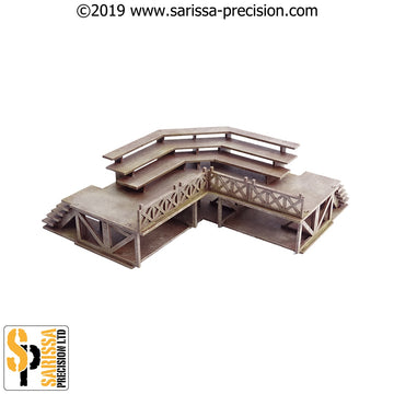 Ludus Corner Grandstand (28mm)