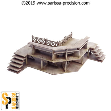 Ludus Corner Grandstand (28mm)