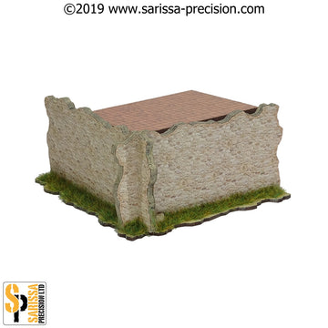 Mediterranean Village Corner Animal Shed (28mm)