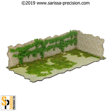 Mediterranean Village Wall 20x10 - Right Hand (28mm)