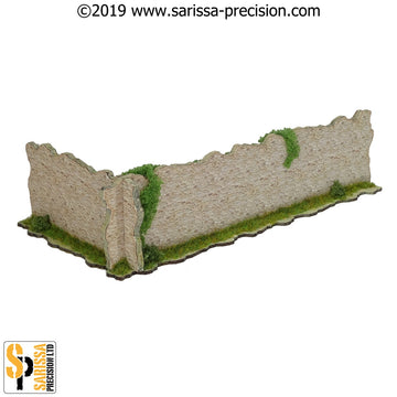 Mediterranean Village Wall 20x10 - Right Hand (28mm)