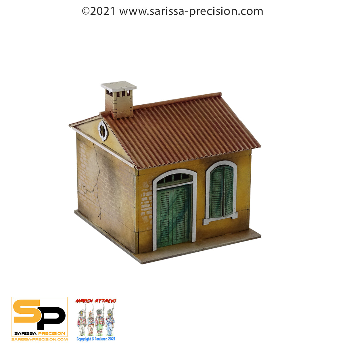 Mediterranean Small House - 1 Floor with Pitched Roof