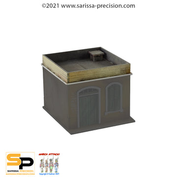 Mediterranean Small Flat Roof