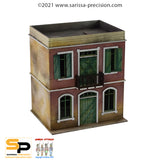 Mediterranean Wide House - 2 Floors with Balcony and Flat Roof