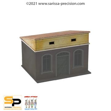 Mediterranean Wide Slope Roof