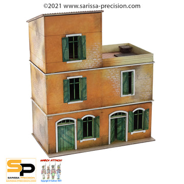 Mediterranean Semi House - 2 Floors with Terrace Roof