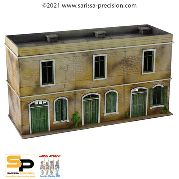 Mediterranean Terrace House - 2 Floors with Flat Roof