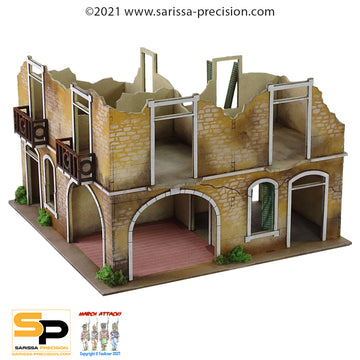 Mediterranean Ruined Corner Tavern