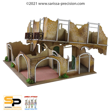 Mediterranean Ruined Corner Tavern