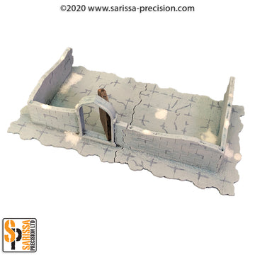 The Ruined City - Low Corner Wall with Doorway