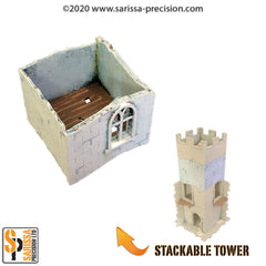The Ruined City - Level 1 Tower with Window (stackable)