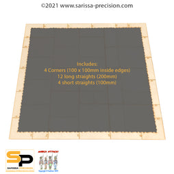 TTS Utility 900 x 900 narrow table surround (50mm wide edge)