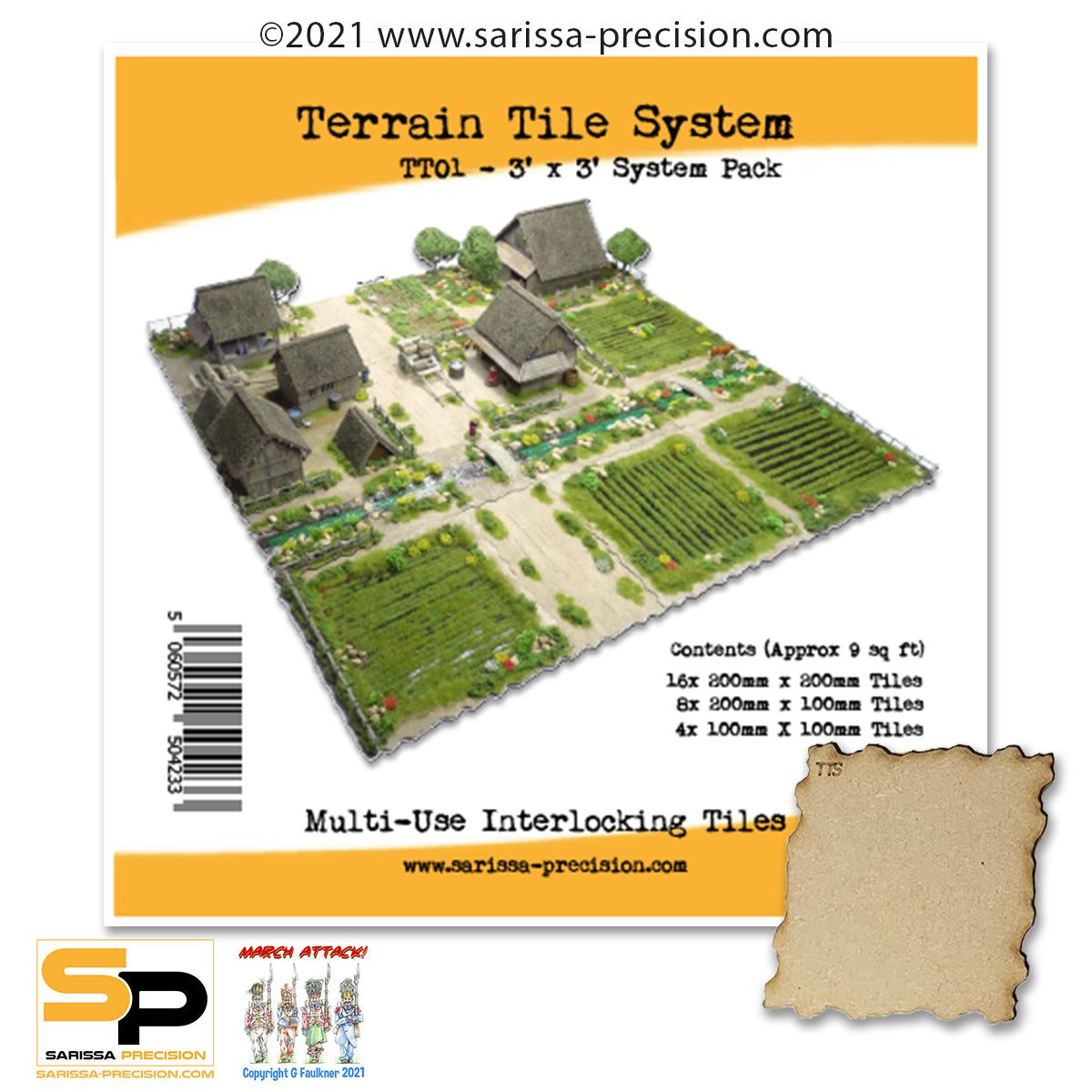 3'x3' Terrain Tile System Pack