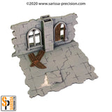 The Ruined City - High Wall with Two Windows (stackable)