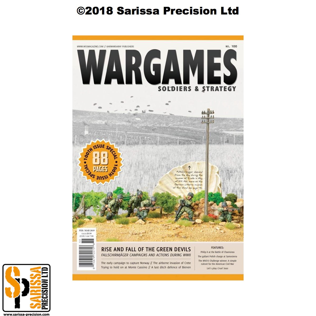 Wargames. Soldiers & Strategy 100 Feb / March 2019