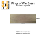 Regiment Base 120x40mm 40x40