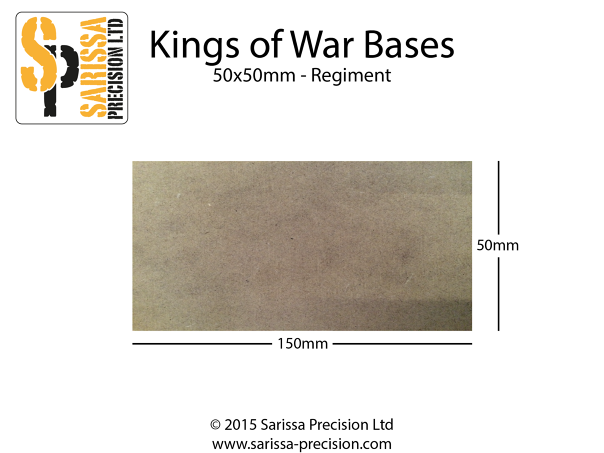 Regiment Base 150x50mm 50x50