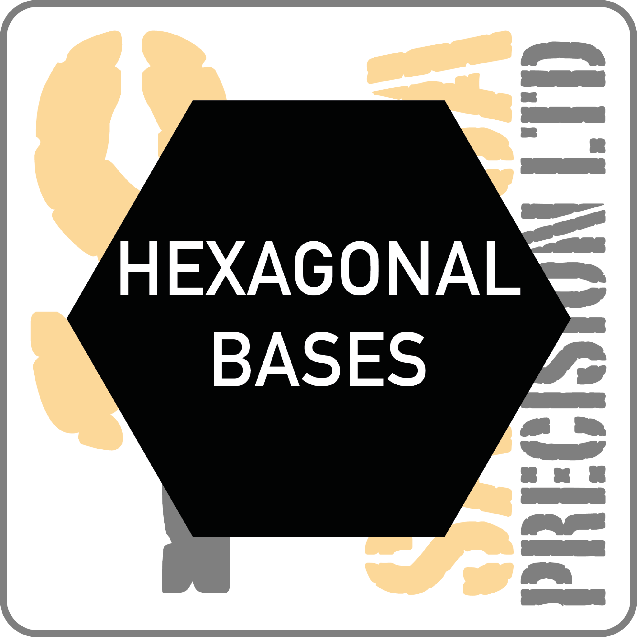 75mm Hexagonal Base Pack