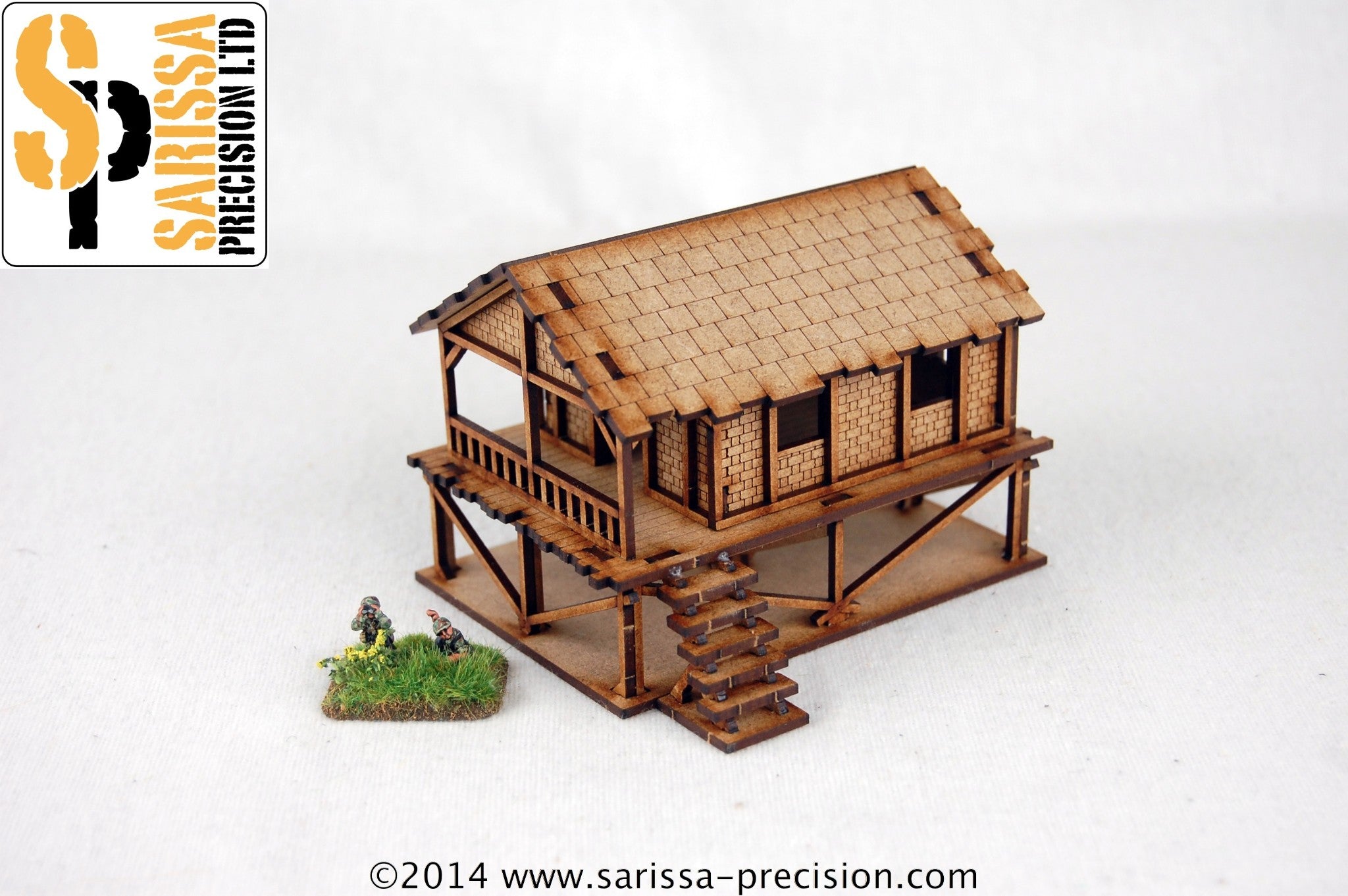 Woven Palm-Style Village House - 15mm