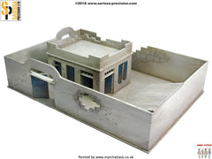 Damaged Compound and House - 28mm