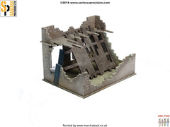 Destroyed Small House - 28mm