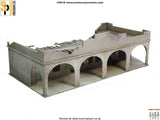 Destroyed Single-Storey Souk Building - 28mm